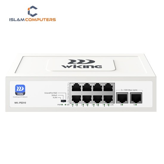 Wi-Tek WK-PS310 8-Port 1000Mbps Gigabit PoE Switch