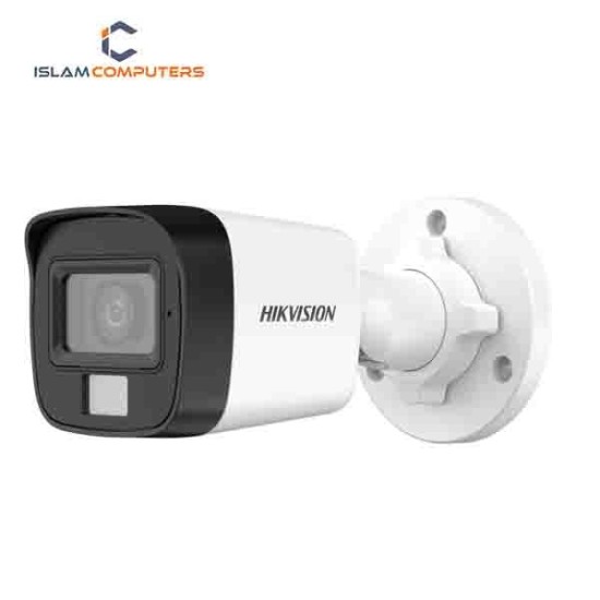 Hikvision DS‑2CE16D0T‑LPFS/E 3MP Smart Hybrid Light Audio Mini Bullet Camera 