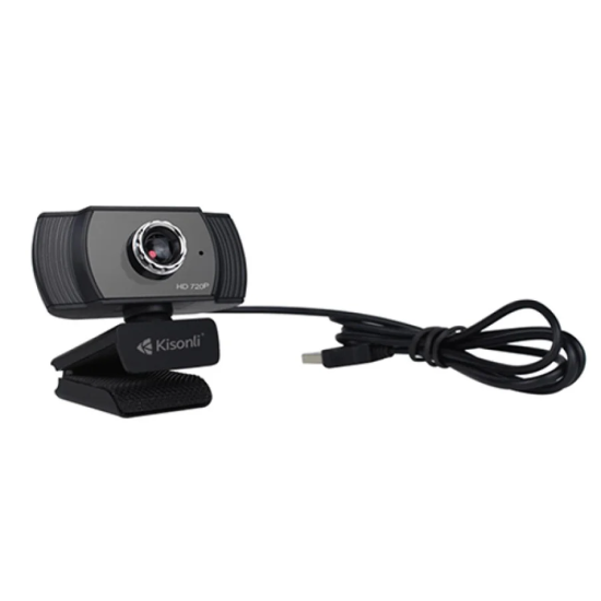 Kisonli HD‑723 USB Webcam 720p HD with Microphone