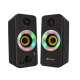 Kisonli X8 USB Laptop RGB Colorful Light Speaker – High-Quality Sound with Deep Bass