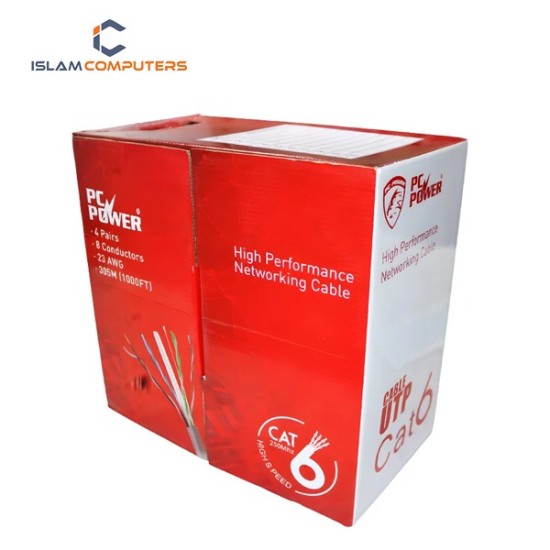 PC Power CAT6 UTP 23AWG (Indoor 1Meter) Cable 