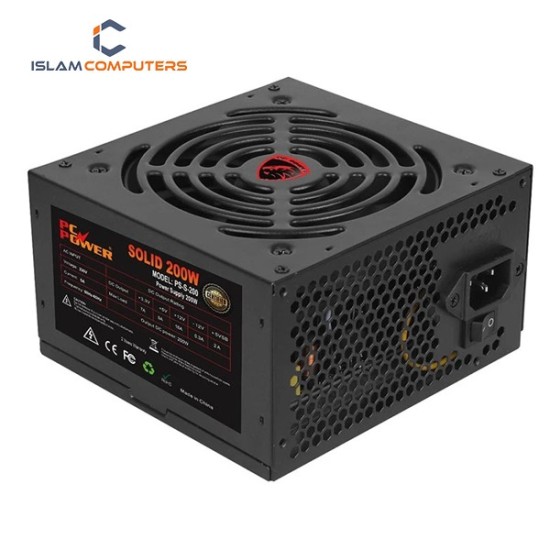 PC Power PS-S-200 200W ATX Non Modular Black Power Supply
