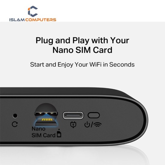 Mercusys MT110 4G LTE Mobile Wi-Fi Pocket Router with Nano SIM Support