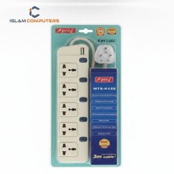SPEED MTS-K155 5-Port Power Strip Lenth 3 Meter