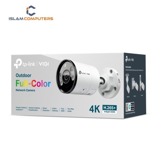 TP-Link VIGI InSight S385 4MM 8MP Full-Color Bullet Network Camera