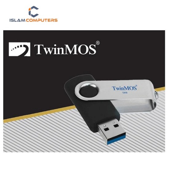 TwinMOS X3 64GBUSB 3.2 Black-Silver Pen Drive